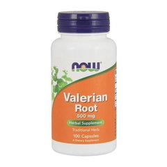 Корень валерианы лекарственной Now Foods Valerian Root 500 mg (100 veg caps)