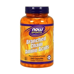 Аминокислоты Бцаа Нау Фудс / Now Foods BCAA Branched Chain Amino Acids 240 капсул без вкуса