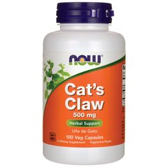 Екстракт котячого кігтя Now Foods cat's Claw 500 mg 100 капсул вег