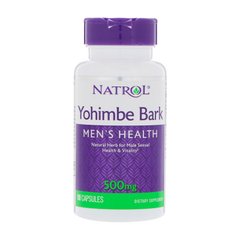 Экстракт Йохимбе Natrol Yohimbe Bark 500 mg (90 caps)