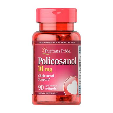 Поликозанол (из рисового воска) Puritan's Pride Policosanol 10 mg (90 softgels)