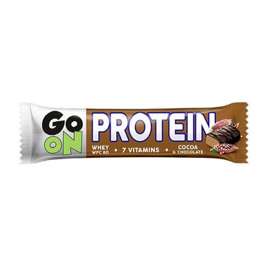 Протеїновий Батончик GoOn Nutrition Protein Bar кокос і шоколад (50 g, cocoa & chocolate)