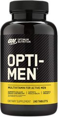 Комплекс витаминов и минералов для мужчин Opti-Men Optimum Nutrition 240 tab