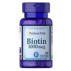 Biotin 1000 mcg (100 tab) Puritan's Pride