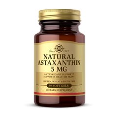 Природный астаксантин Солгар / Solgar Natural Astaxanthin 5 mg (30 softgels)