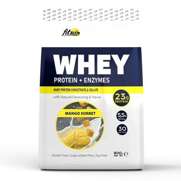 Протеин FitWin Whey Protein + Enzymes (900 g) mango sorbet