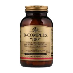 Комплекс витаминов группы Б Solgar B-Complex 100 (100 veg caps)