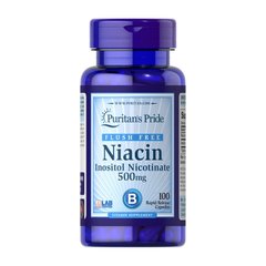 Никотиновая кислота Ниацин Puritan's Pride Niacin 500 mg 100 капсул
