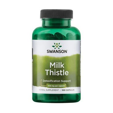 Экстракт расторопши Свансон / Swanson Full Spectrum Milk Thistle 500 mg (100 caps)