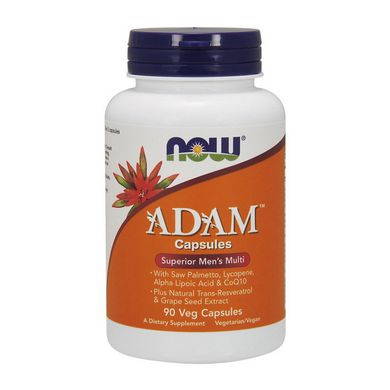 Мультивитамины для мужчин Адам Нау Фудс / Now Foods Adam Men's Multiple 90 капсул без вкуса