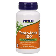 Бустер тестостерона Тесто Джек Now Foods Testo Jack 100 (60 veg caps)