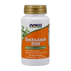 Бустер тестостерона Тесто Джек Now Foods Testo Jack 200 (60 veg caps)