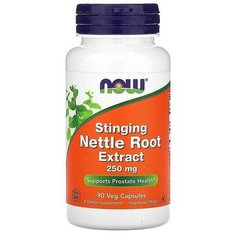 Екстракт кореня кропиви дводомної Нау Фудс / Now Foods Stinging Nettle Root Extract 250 mg (90 veg caps)