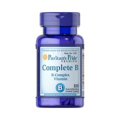 Complete B (Vitamin B Complex) (100 caplets) Puritan's Pride