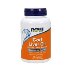 Cod Liver Oil (90 softgels) NOW