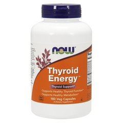 Комплекс для поддержания щитовидной железы Now Foods Thyroid Energy (180 veg caps)