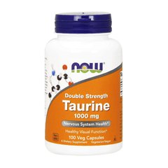 Аминокислота таурин двойная сила Now Foods Taurine 1000 mg Double Strenth (100 veg caps)
