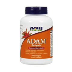 Вітаміни для чоловіків Адам Нау Фудс / Now Foods Adam men's Multiple 90 softgels