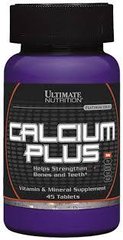Calcium Plus (45 tabs) Ultimate Nutrition