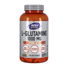 Аминокислота Л-глютамин Now Foods L-Glutamine 1000 mg (240 veg caps)