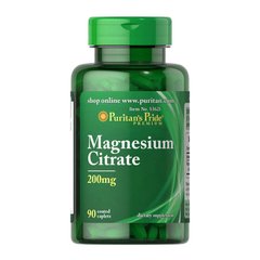 Magnesium Citrate 200 mg (90 caplets) Puritan's Pride