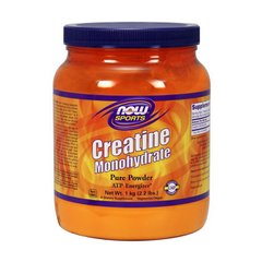 Креатин моногидрат чистый порошок Now Foods Creatine monohydrate pure powder (1 kg, unflavored)