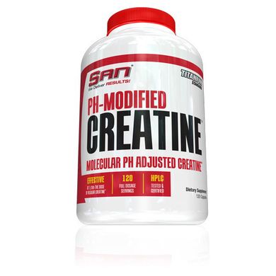 Креатин Гідрохлорид PH-Modified Creatine (120 caps) SAN