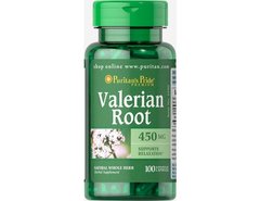 Valerian Root 450 mg (100 caps) Puritan's Pride