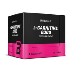 Жиросжигатель L-карнитин жидкий BioTech L-Carnitine Ampule 2000 (20 x 25 ml)