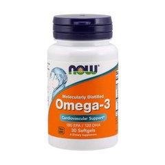 Рыбий жир Омега-3 Now Foods Omega-3 жирные кислоты (30 softgels)