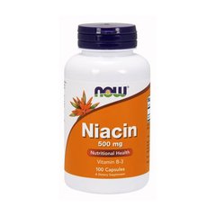 Ниацин Now Foods Niacin 500 mg (100 caps)