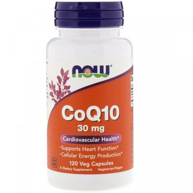 Коэнзим Q10 Now Foods CoQ10 30 mg 120 вег капсул
