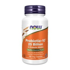 Пробиотики Now Foods Probiotic-10 25 Billion (100 veg caps)