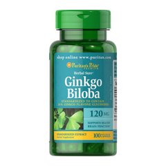 Ginkgo Biloba 120 mg (100 caps) Puritan's Pride