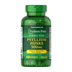 Клітковина лушпиння подорожника псиллиум Пуританс Прайд / Puritan's Pride Psyllium Hysks 500 mg (400 caps)