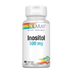 Инозитол Соларай / Solaray Inositol 500 mg (100 veg caps)