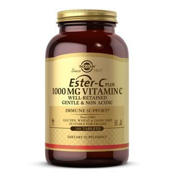 Вітамін C сложноэфирный + Естер-C Солгар / Solgar Ester-C plus Vitamin C 1000 mg (180 tab)