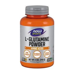 Аминокислота Л-глютамин Now Foods L-Glutamine Powder 5000 мг (170, unflavored)