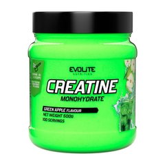 Evolite Nutrition Creatine Monohydrate 500 g green apple