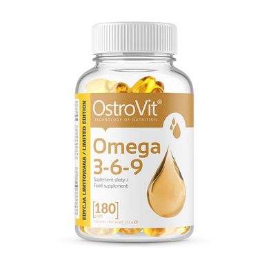 Жирні кислоти Omega 3-6-9 OstroVit Omega 3-6-9 (caps 180)