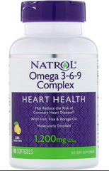 Omega 3-6-9 1200 mg (90 softgels) Natrol