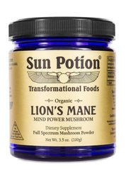Ежовик гребенчатый Sun Potion, Organic Lion’s Mane, 100 г