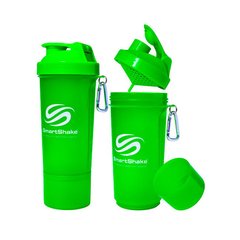 Шейкер для спортивного питания SmartShake Slim NEON green 500 мл зеленый