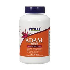 Витамины для мужчин Адам Нау Фудс / Now Foods Adam Men's Multiple 120 таблеток без вкуса