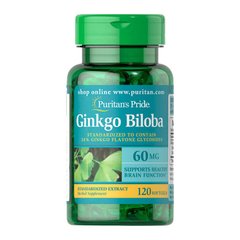 Ginkgo Biloba 60 mg (120 softgels) Puritan's Pride