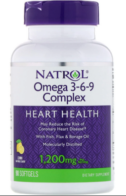 Omega 3-6-9 1200 mg (90 softgels) Natrol