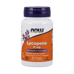 Lycopene 10 mg (60 softgels) NOW