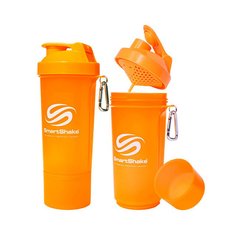 Шейкер для спортивного питания Cмартшейк / SmartShake Slim NEON Orange 500 мл оранжевый