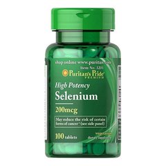 Selenium 200 mcg (100 tablets) Puritan's Pride