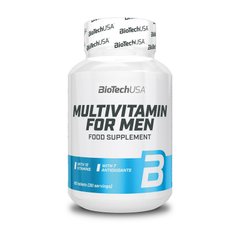 Мультивитамины для мужчин BioTech Multivitamin for men Men`s Perfomance (60 tabs)
